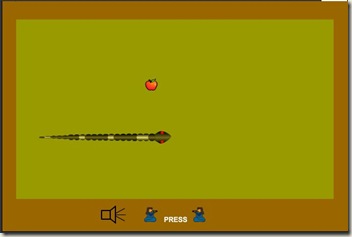 Stupid snake, just grab that apple already... 